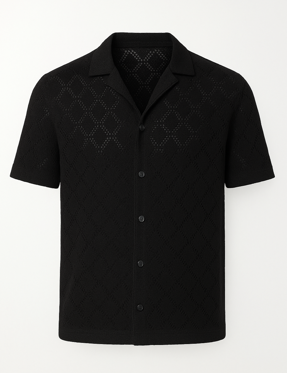 Chemise Blanche Femme en Dentelle Légère pour Look Estival Chic – Design Aéré et Style Côtier 3