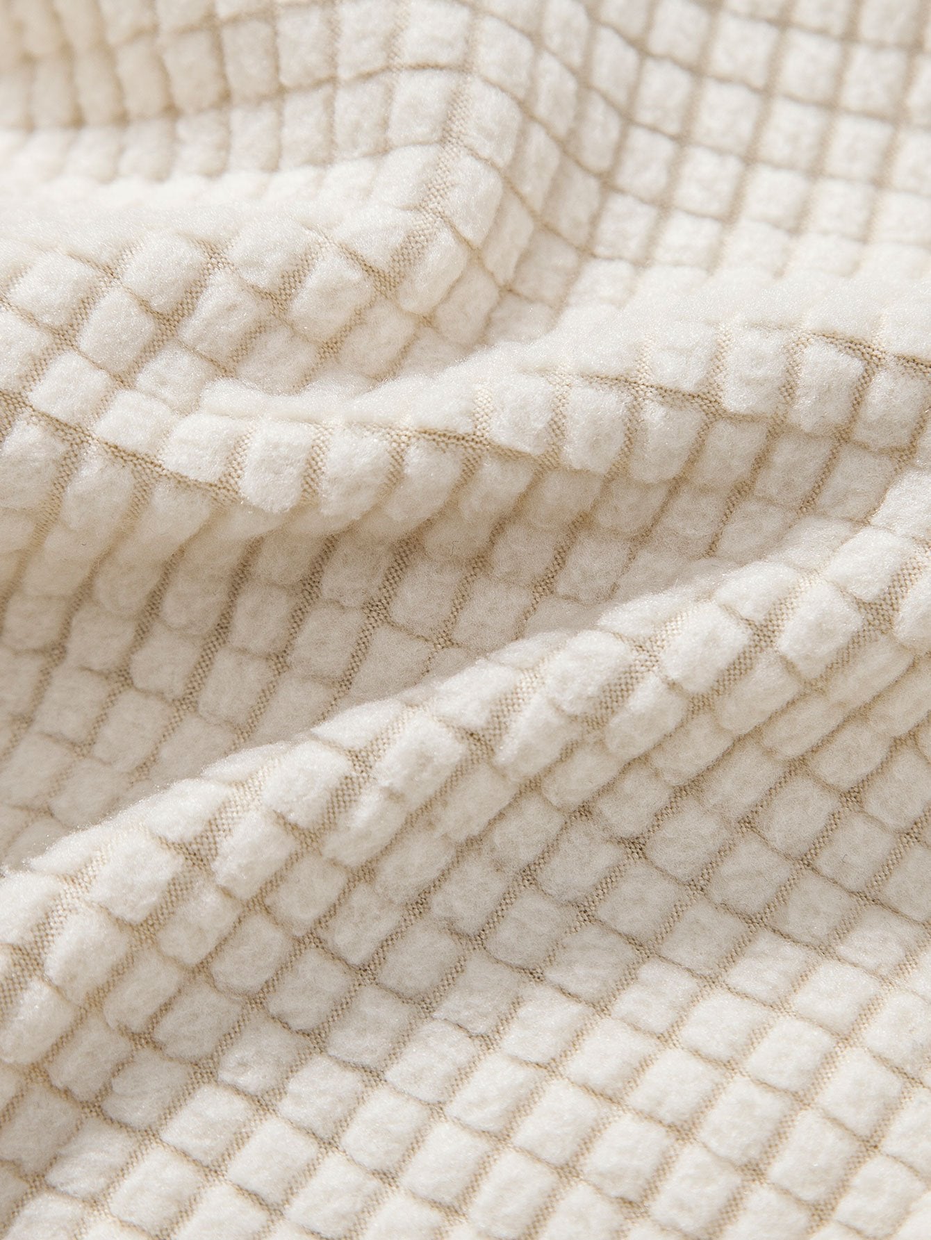 Chemise à Boutons en Gaufre 100% Polyester – Coupe Régulière pour Look Décontracté 5