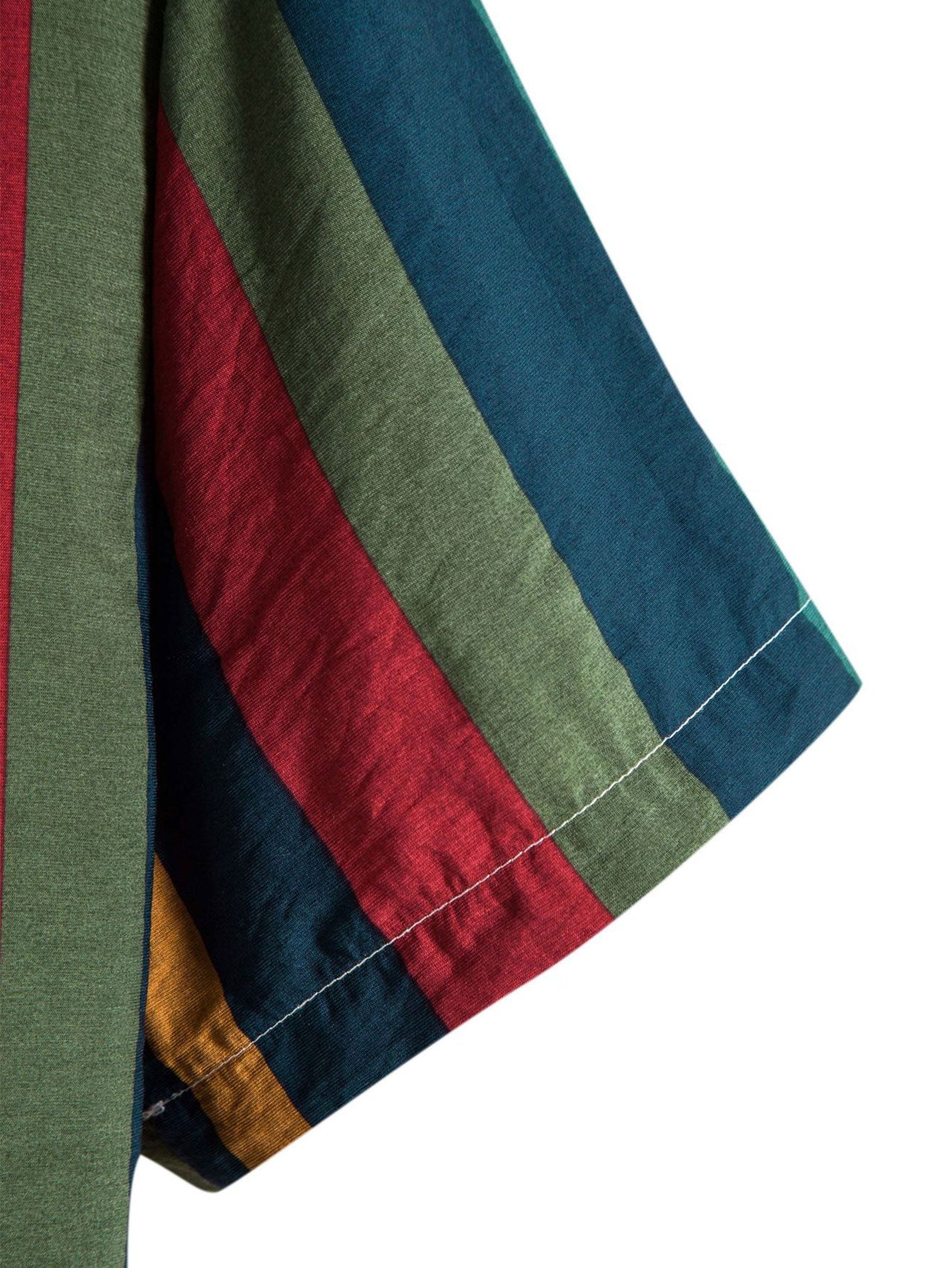 Chemise à Rayures Colorées en Polyester – Coupe Régulière, Design Unique et Confort Optimal 4