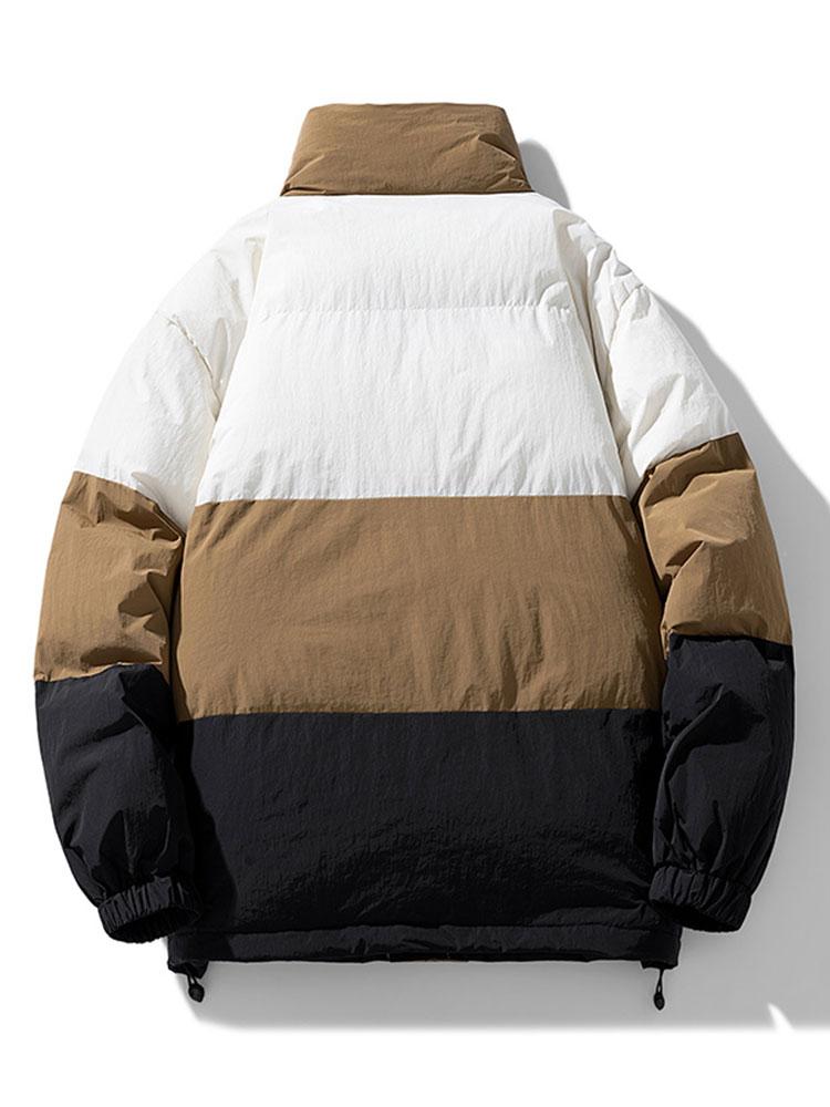 Doudoune Puffer Homme Colorée en Polyester, Coupe Relax pour Confort Optimal et Style Unique 1
