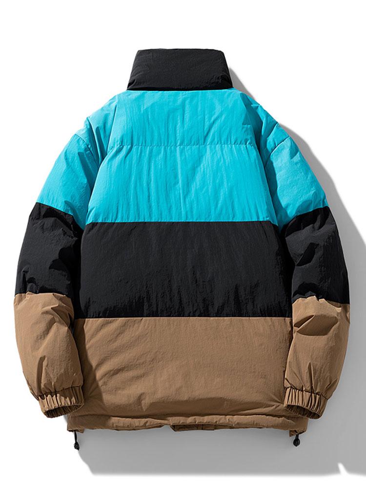 Doudoune Puffer Homme Colorée en Polyester, Coupe Relax pour Confort Optimal et Style Unique 3