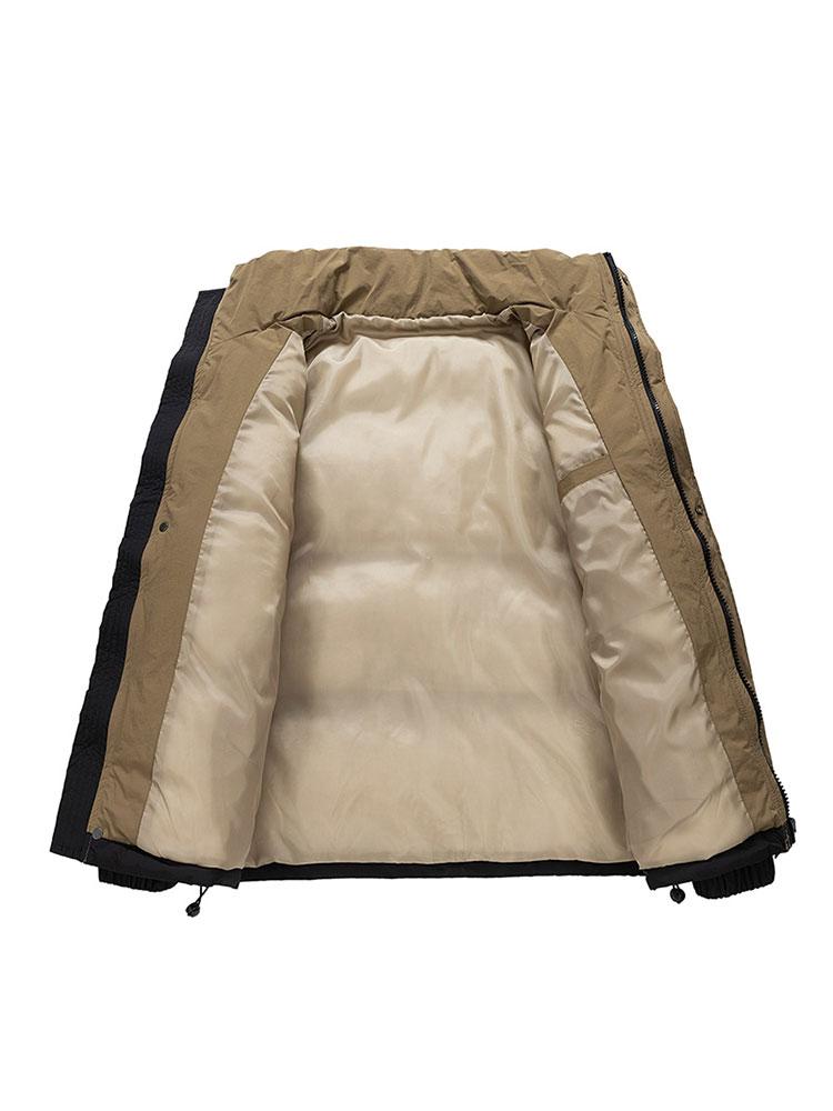 Doudoune Puffer Homme Colorée en Polyester, Coupe Relax pour Confort Optimal et Style Unique 4