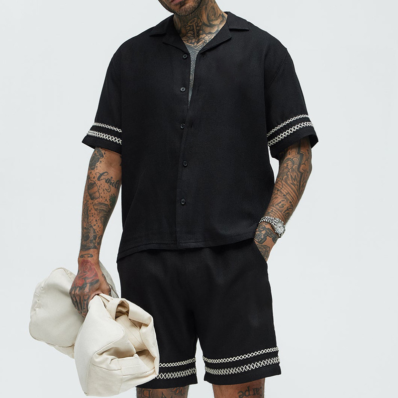 Ensemble d'Été Léger pour Homme et Femme avec Détails Tissés Uniques - Confort Optimal pour Journées Chaudes 1