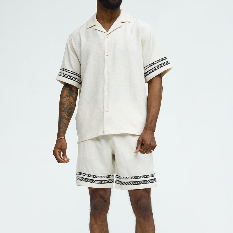 Ensemble d'Été Léger pour Homme et Femme avec Détails Tissés Uniques - Confort Optimal pour Journées Chaudes 2
