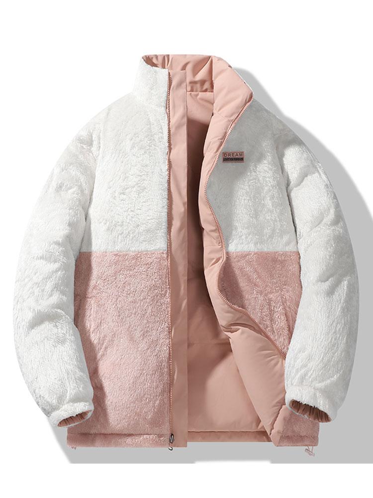 Manteau Femme Hiver Réversible en Fleece Teddy – Coupe Relax, 100% Polyester, Confort Optimal, Idéal pour Journées Fraîches 6