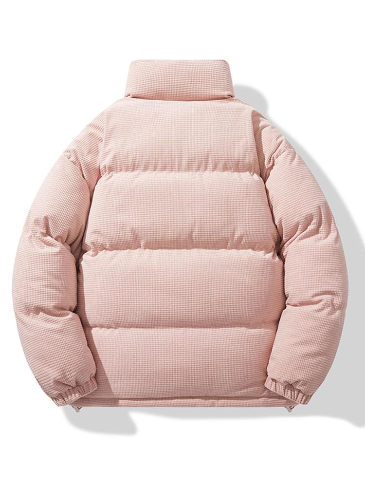 Manteau Hiver Femme Puffer en Velours Côtelé, Veste Chaude en Polyester avec Fermeture Éclair, Confort Optimal 7