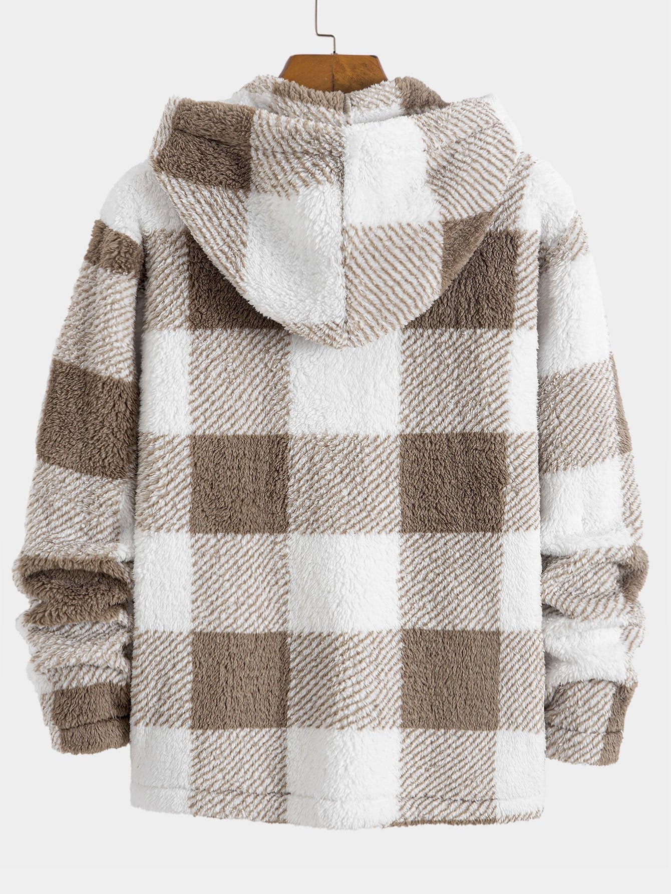 Manteau à Capuche Femme en Fleece Teddy – Design Unique, Confort Optimal, Coupe Relax, 100% Polyester 1