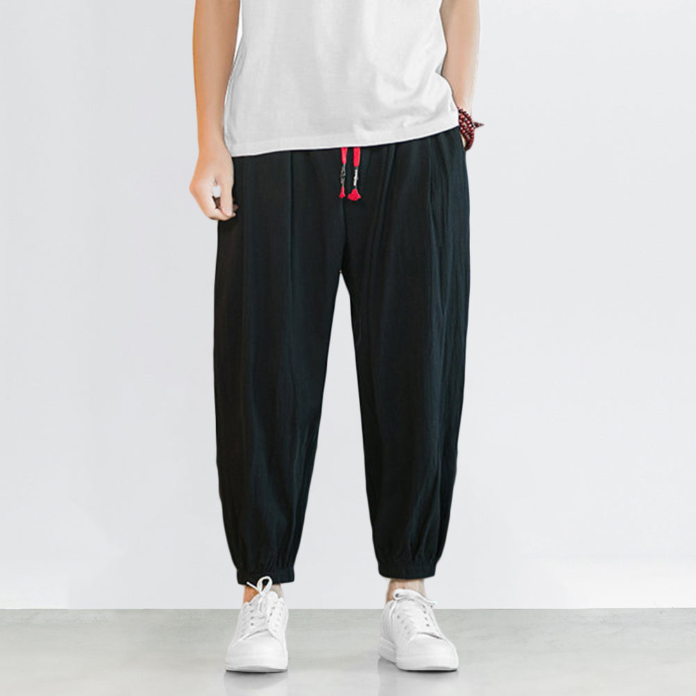 Pantalons Harem Japonais Élastiques avec Poches Profondes – Confort Légère et Style Tendance 2