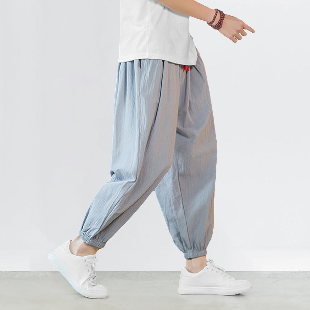Pantalons Harem Japonais Élastiques avec Poches Profondes – Confort Légère et Style Tendance 5