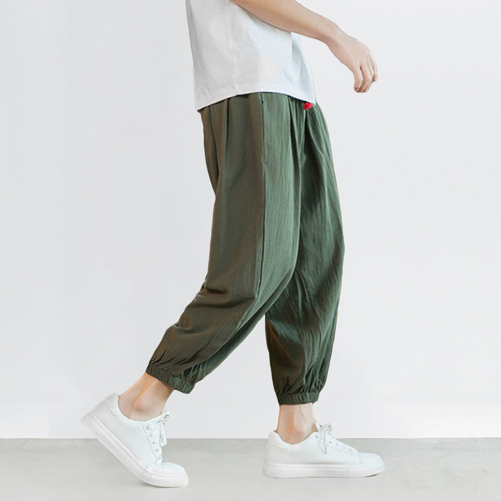 Pantalons Harem Japonais Élastiques avec Poches Profondes – Confort Légère et Style Tendance 7