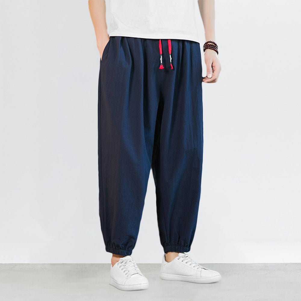 Pantalons Harem Japonais Élastiques avec Poches Profondes – Confort Légère et Style Tendance 8