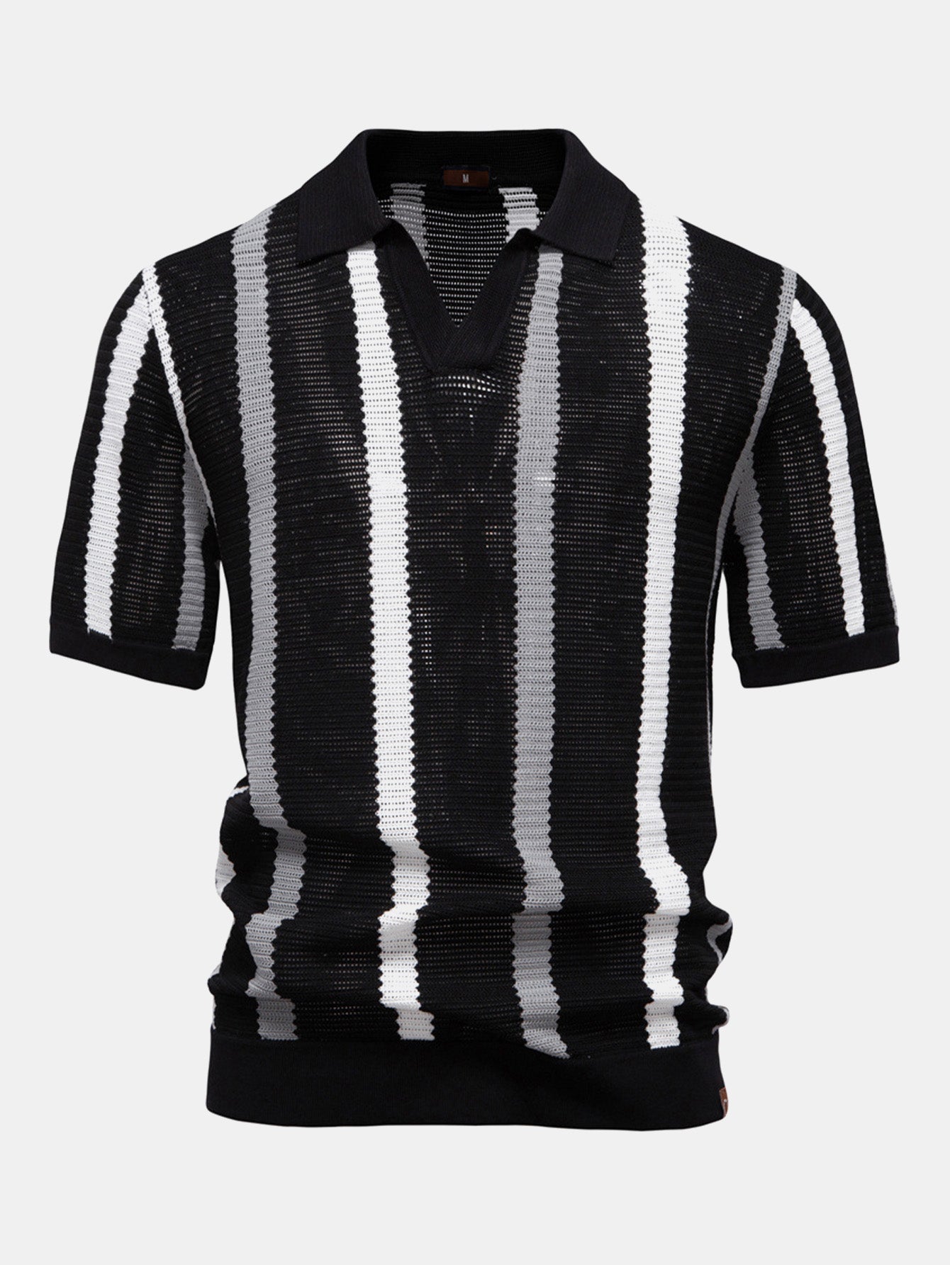 Polo Homme à Rayures Contrastées, Col Classique, Tissu Doux et Respirant – Confort Élégant pour Toutes Occasions 6