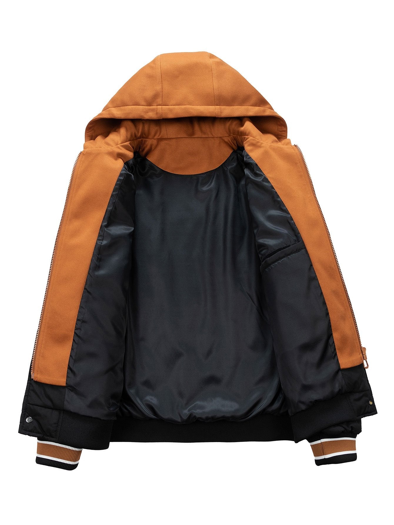 Veste Baseball Matelassée 2 en 1 avec Capuche en Polyester pour Homme et Femme - Confort Optimal, Ajustement Régulier 5
