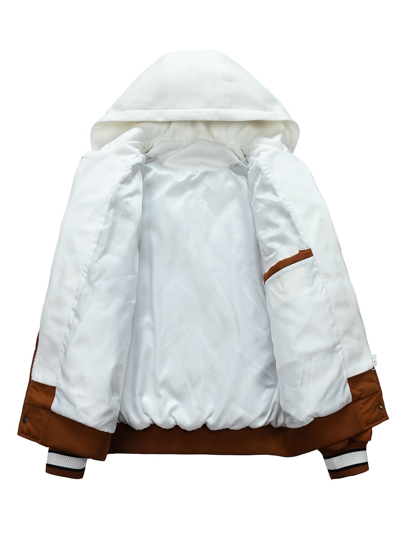 Veste Baseball Matelassée 2 en 1 avec Capuche en Polyester pour Homme et Femme - Confort Optimal, Ajustement Régulier 8